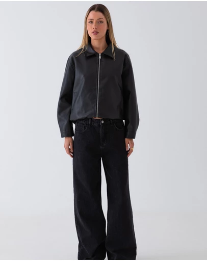 Style Addict - Lex Faux Leather Jacket