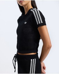 adidas Originals - Knitted Crochet Cali Tee