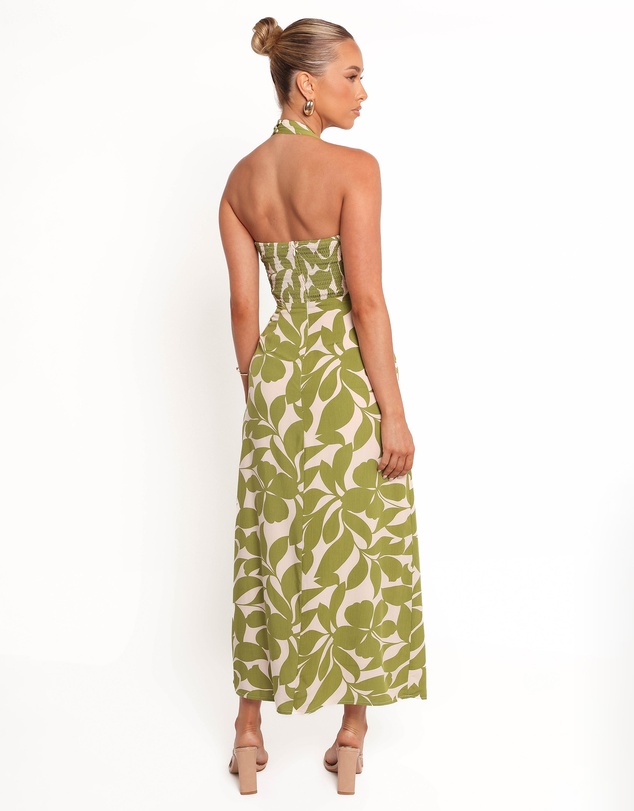 Petal & Pup - Alexis Maxi Dress - Green Floral