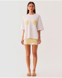 SNDYS - MAI TAI CORD FLORAL TEE - ICONIC EXCLUSIVE