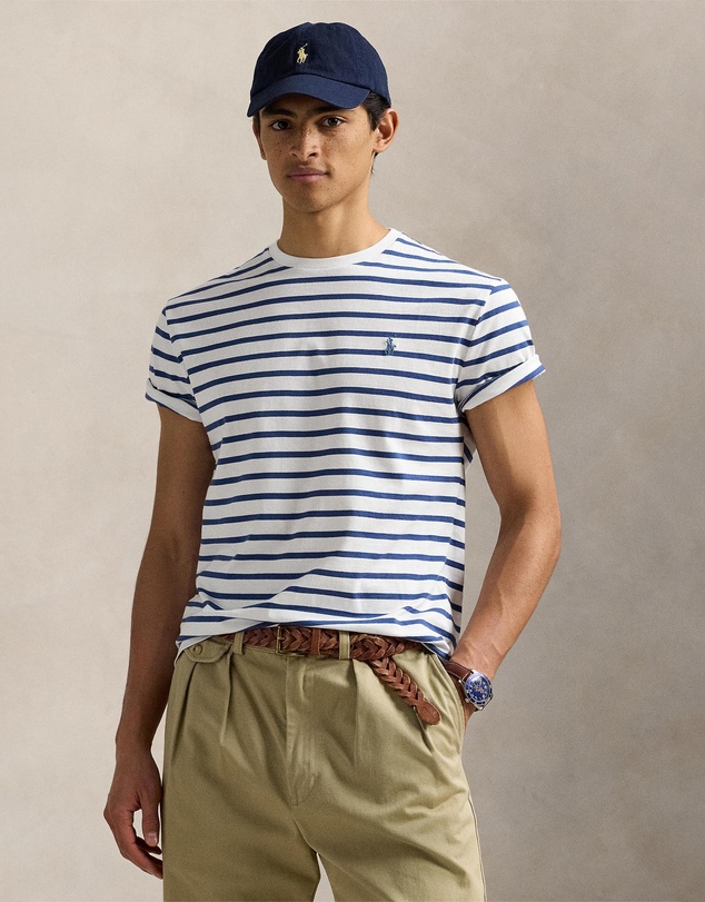 Polo Ralph Lauren - Custom Slim Fit Striped Jersey T-Shirt