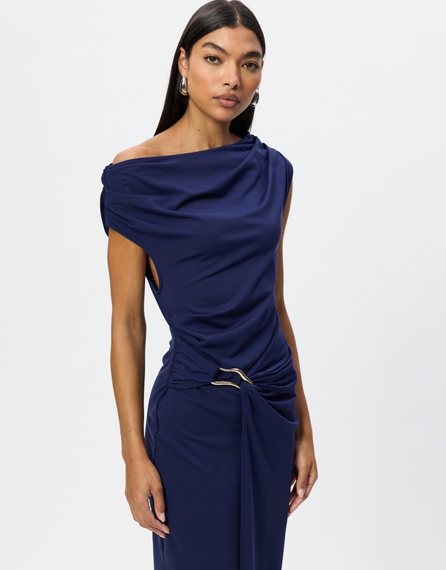 & Other Stories - Draped Midi Dress