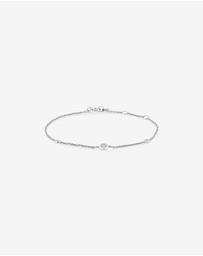 Michael Hill - Station Bracelet with 0.10 Carat TW of Diamonds in Sterling Silver