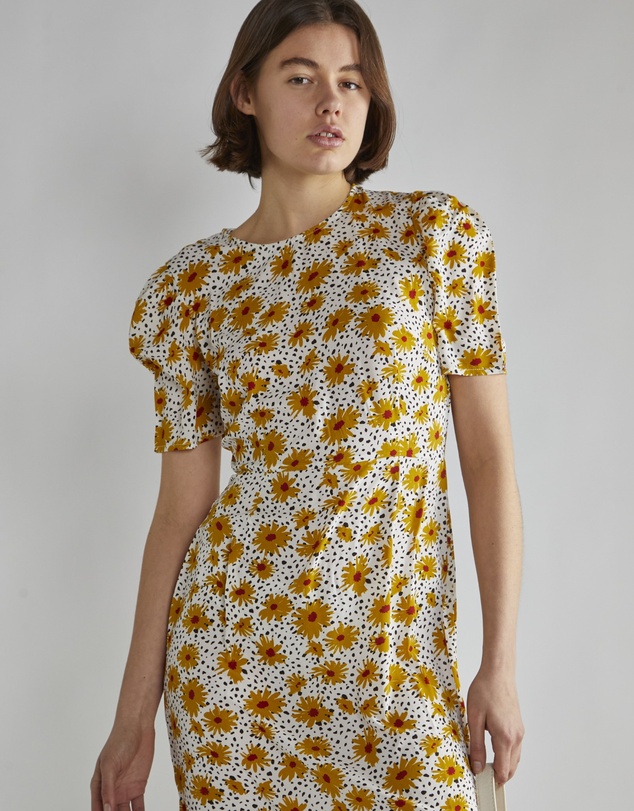 Glamorous - Fitted Midi Tea Dress