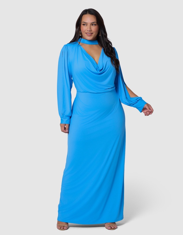 Pink Dusk by Curve Project - Hot Spell Maxi Dress