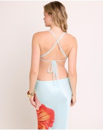 Alice In The Eve - Faye Scarf Tie Top
