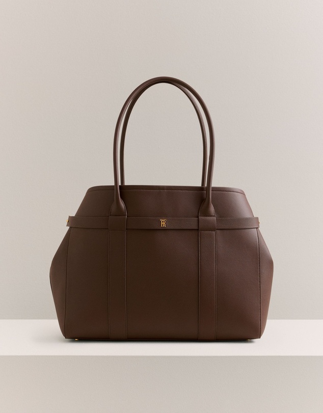 Trenery - Kalin Leather Tote in Chocolate