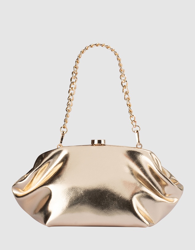 Olga Berg - Tally Metallic Clutch