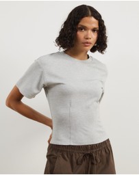 Atmos&Here - Fitted Waist T-Shirt