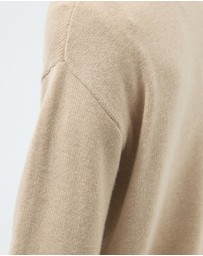 AERE - Wool Blend Oversized Collar Polo