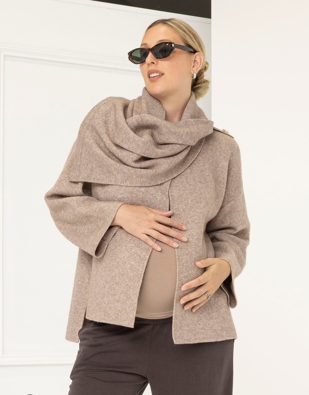 Angel Maternity - Bianca Multi Function Maternity Knit Cardigan