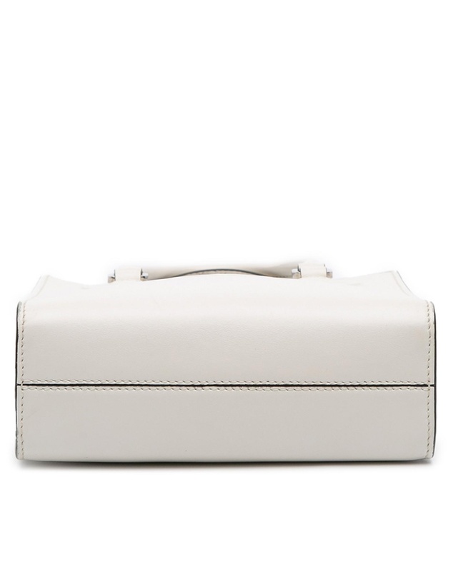 Pre-Loved by Azura Reborn - Pre-Loved Mini Soft Calf Logo Drill Satchel