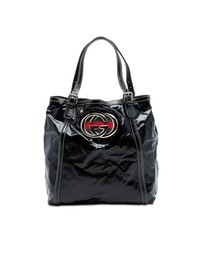Pre-Loved by Azura Reborn - Pre-Loved Patent Dialux Britt Web Tote