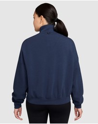 Nike - 24.7 ImpossiblySoft Dri-FIT Oversized Half-Zip Top