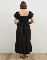 Atmos&Here Curvy - Andy Cotton Poplin Midi Dress