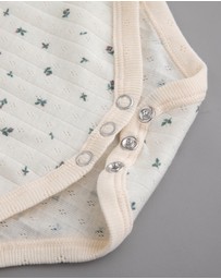 Tiny Trove - Luca Cotton Rib Pointelle Bodysuit - Babies