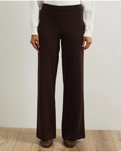Atmos&Here - Wendy Wide Leg Knitted Pants