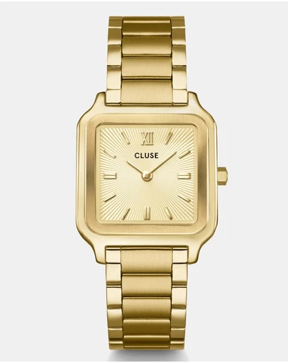 Cluse - Gracieuse Watch Steel, Sunray Textured, Gold Colour