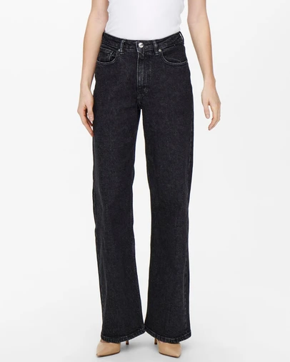 ONLY - Juicy High Waisted Wide Leg Jeans