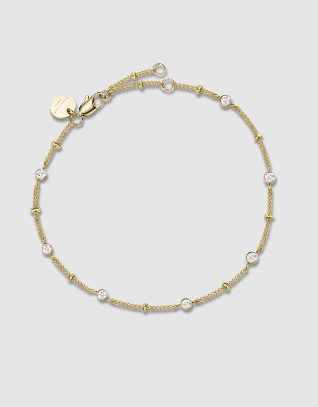 Rosefield - Multi Crystal Gold-Tone Bracelet