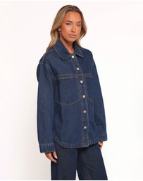 Petal & Pup - Dede Denim Shacket - Denim