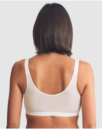 Royce Lingerie - Comfi Cotton Wirefree Press Stud Front Open Bra