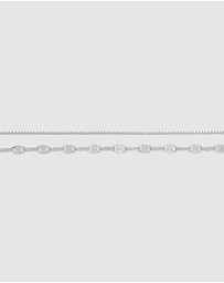 Elli Jewelry - Necklace Choker Venetian Plate Set of 2 in 925 Sterling Silver
