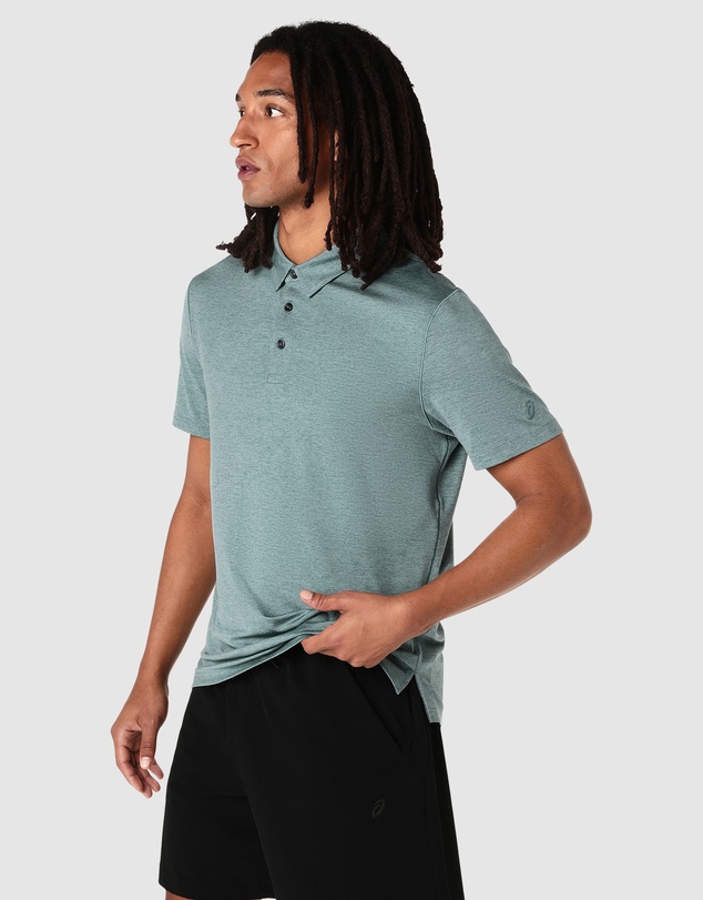 ASICS - Refined Texture Short Sleeve Polo-Shirt - Men's