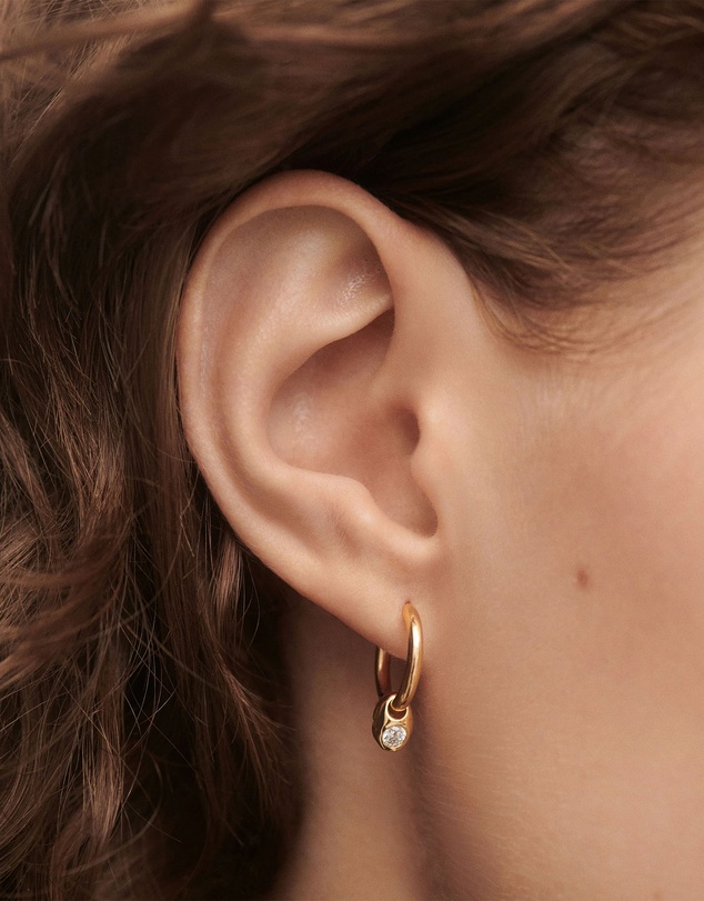 PDPAOLA - Delta Hoop Earrings
