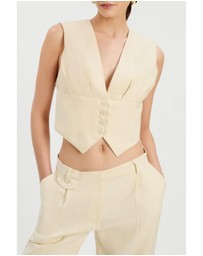 Bardot - Geordy Linen Vest Top