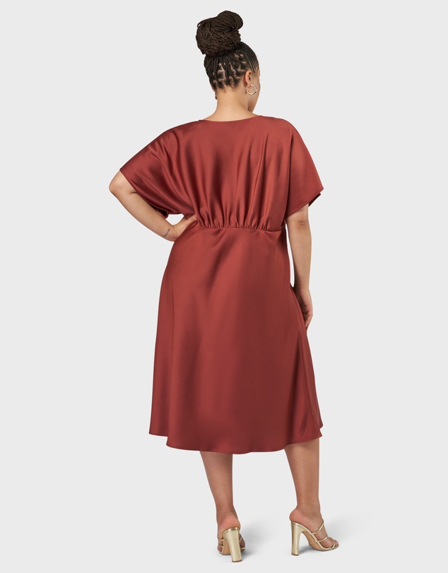 Pink Dusk by Curve Project - Wanting More Midi Dress