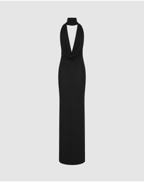 MISHA - The Cowl Neck Jersey Dress