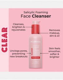 MCoBeauty - Clear Salicylic Foaming Face Cleanser 125ml