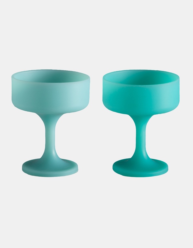 porter green - mecc | silicone unbreakable cocktail glasses