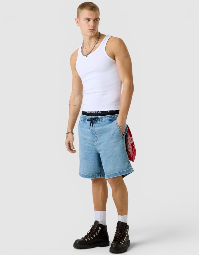 GUESS Jeans - GUESS JEANS Jogger Denim Shorts