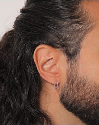 Kuzzoi - ICONIC EXCLUSIVE - Earrings Creole Set Duo Basic in 925 Sterling Silver