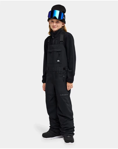 Quiksilver - Boys 8 to 16 Mash Up Bib Snow Pants