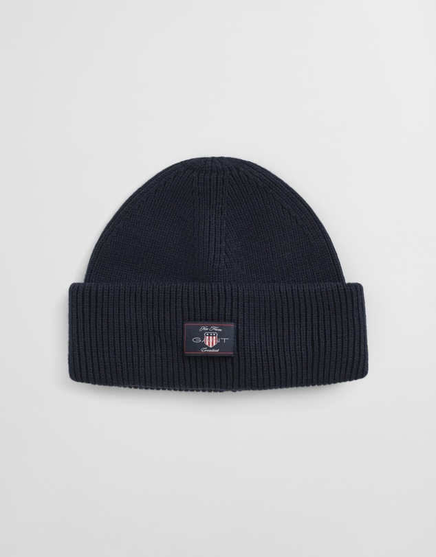 Gant - Ribbed Cotton Blend Beanie