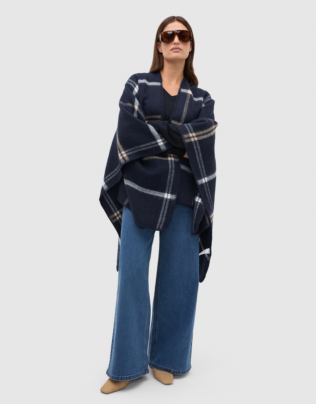 Seed Heritage - Check Poncho