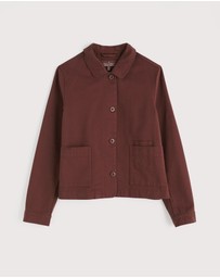 Seasalt - Seasalt Cornwall Red Coombe Lane Cotton Jacket