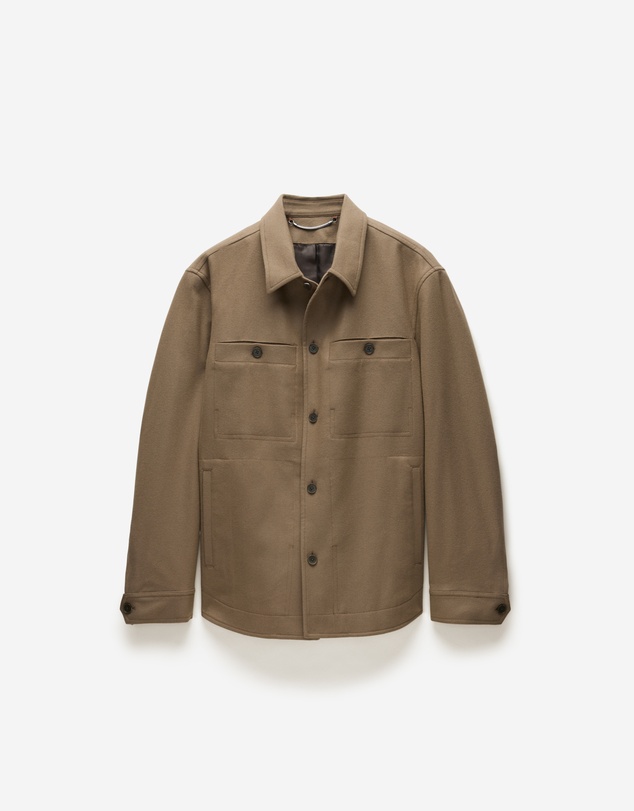 Calibre - Melton Shirt Jacket Latte