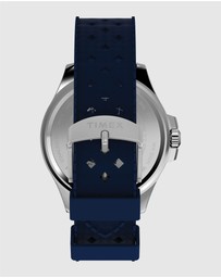 TIMEX - Harborside Coast Multifunction 43mm Synthetic Rubber Strap Watch