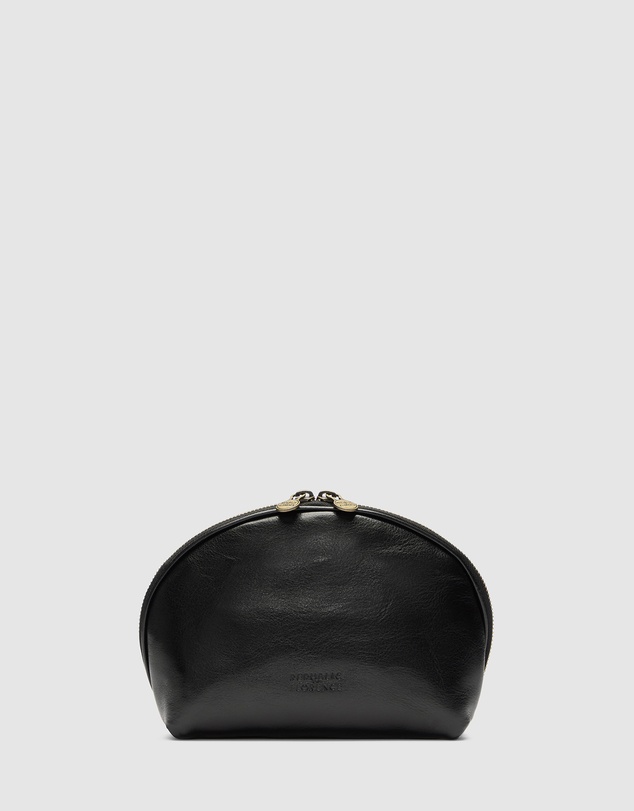 Republic of Florence - Porter Black Leather Pouch