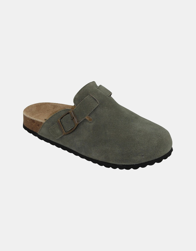 Human - Women's Lara Slide Sandals Vintage Green