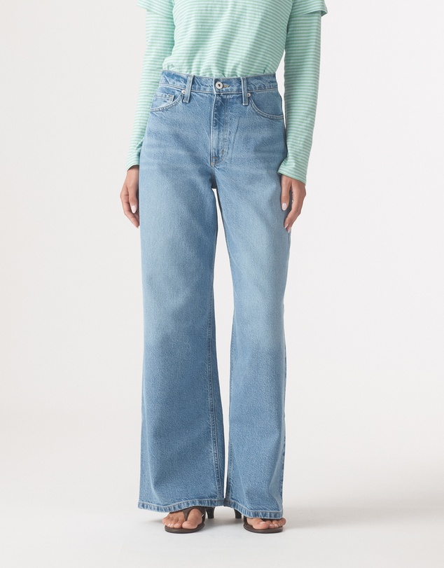 Outland Denim - Ellie High Wide Jeans