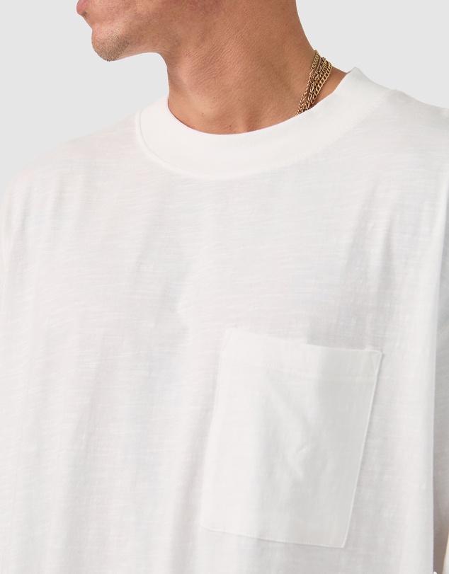 Zanerobe - Cropped Slub Flow Tee Vintage White