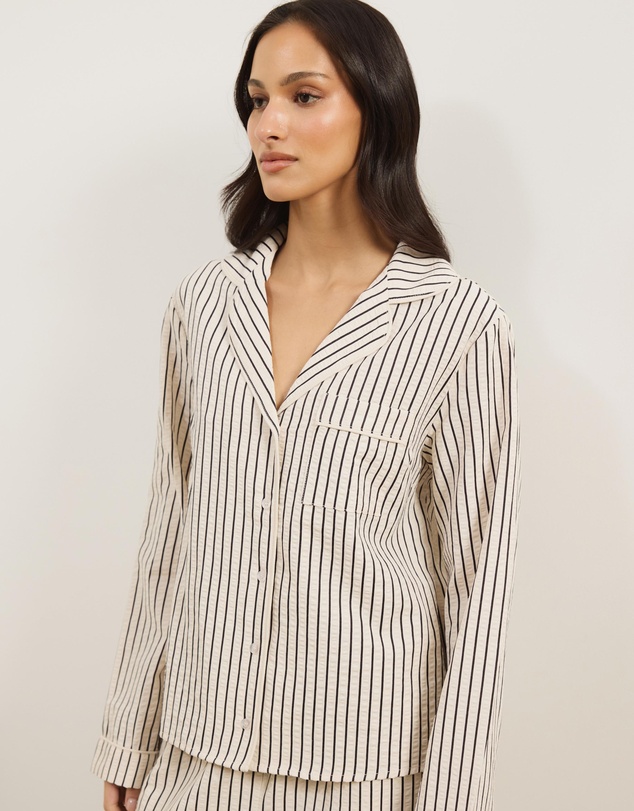 Atmos&Here - Esme Stripe Long Sleeve Pyjama Set