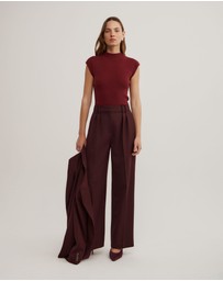 Witchery - High Neck Knit T-shirt
