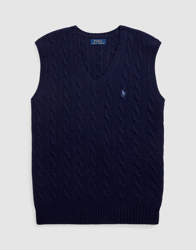 Polo Ralph Lauren - ICONIC EXCLUSIVE - Cable-Knit Wool-Cashmere Sweater Vest