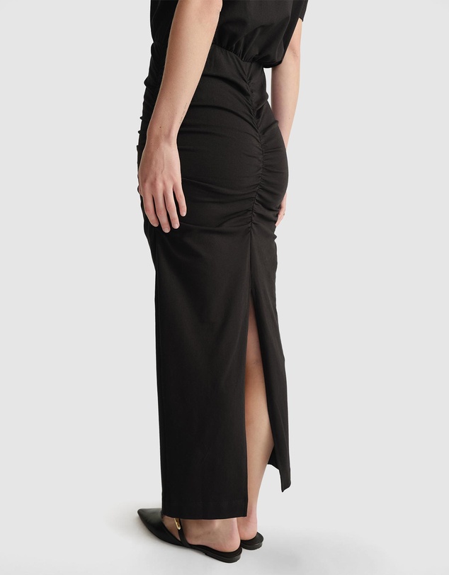 Decjuba - Gabbie Ruched Midi Dress